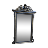 Mirror period Napoleon III blackened wood