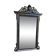 Mirror period Napoleon III blackened wood