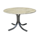 Table ronde vintage en marbre