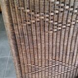 Vintage rattan screen