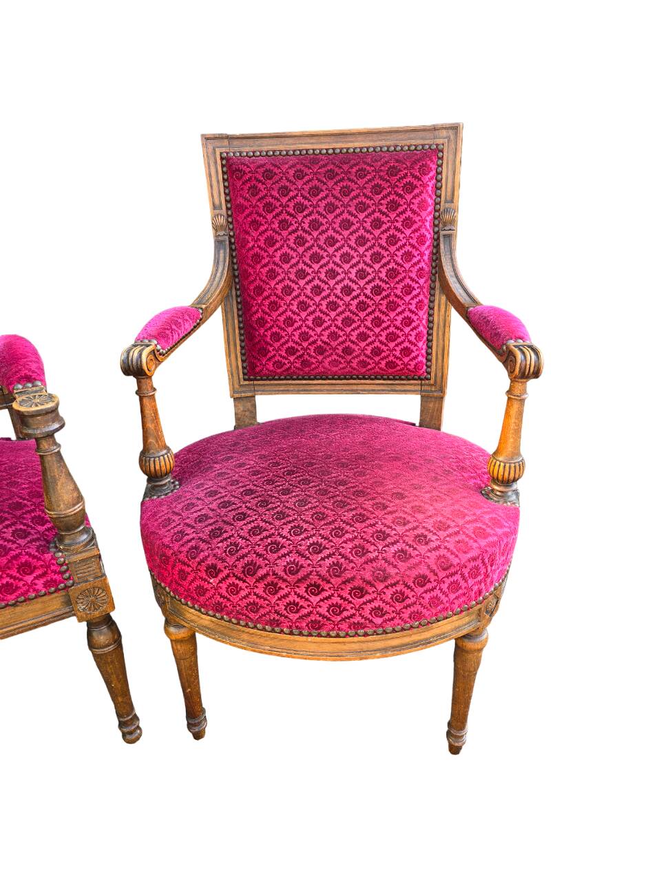 Salon Louis XVI - Banquette et deux fauteuils