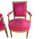 Salon Louis XVI - Banquette et deux fauteuils