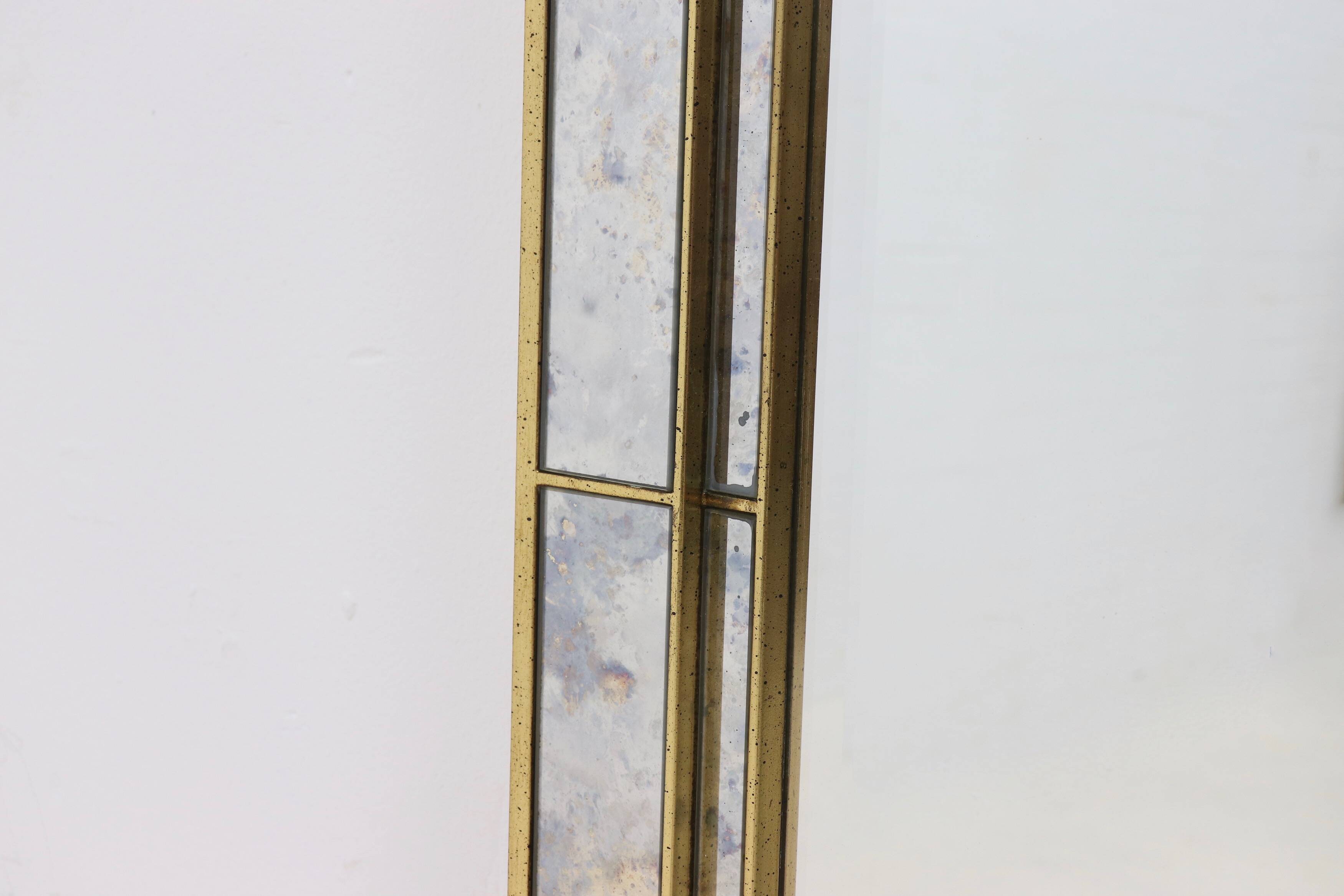 XXL Luxury Mirror by DeKnudt Belgium 1980s