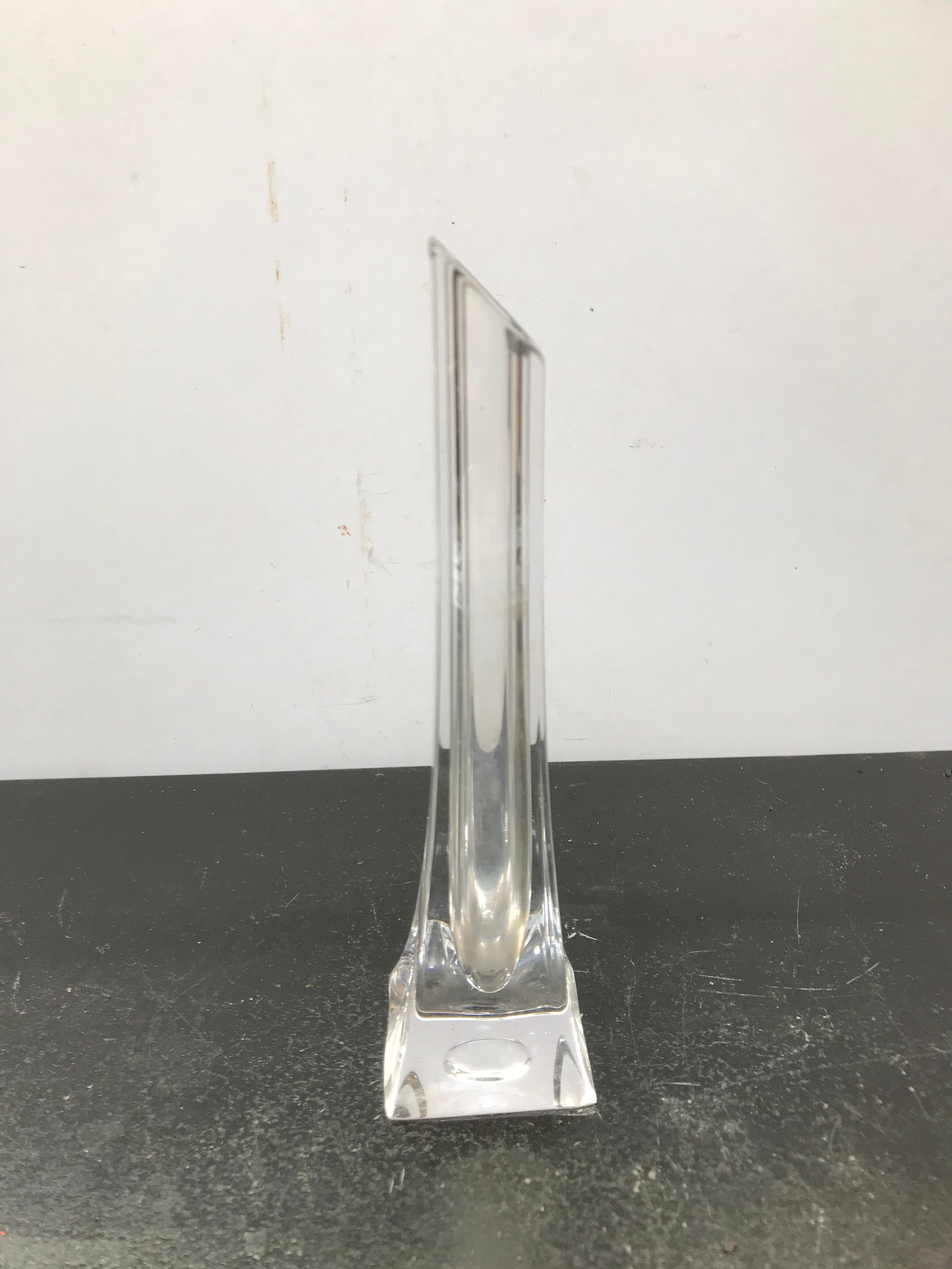 Former vase soliflore in crystal made in France vintage