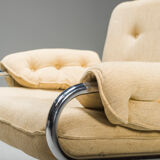 Three-Seater Borkum Sofa and Armchairs by Johan Bertil Häggström for Ikea, 1970s, Set of 2