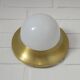 Ceiling Lights Set of 3 Mushroom Lamp Vintage Brass Sconces Space Age Style