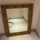Rectangular framed mirror in wood and gilded stucco – Louis XV Rococo style