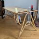 Vintage wicker rattan coffee table from the 1960s/70s (delivery possible)