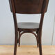 2 mahogany varnished bistro chairs