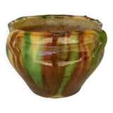 Jardinière antique française en terre cuite de Castelnaudary