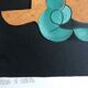 Original lithograph signed by Danièle PERRÉ (1924-2009) Abstract composition, 1961.