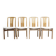 Chaises de salle à manger vintage avec nouveau revêtement en Boucle.