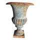 Old Medici vase in cast iron nineteenth century