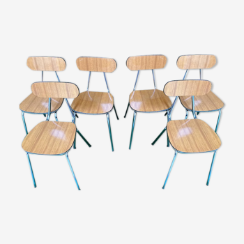 lot de 6 Chaises en formica en parfait état