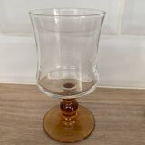 Set of 6 Luminarc white wine glasses, Antique model