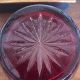 Large Bohemian crystal vase