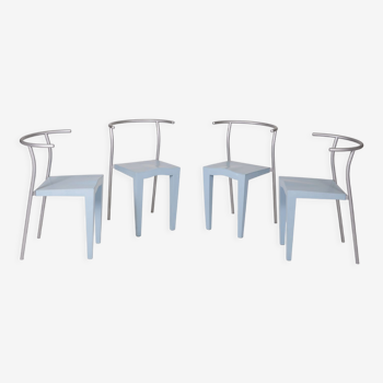 Ensemble de chaises « Dr Glob » par Philippe Starck 1988