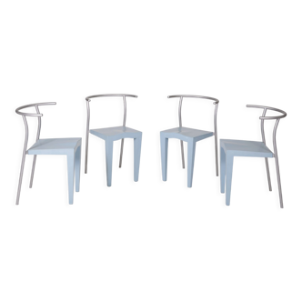 Ensemble de chaises « Dr Glob » par Philippe Starck 1988