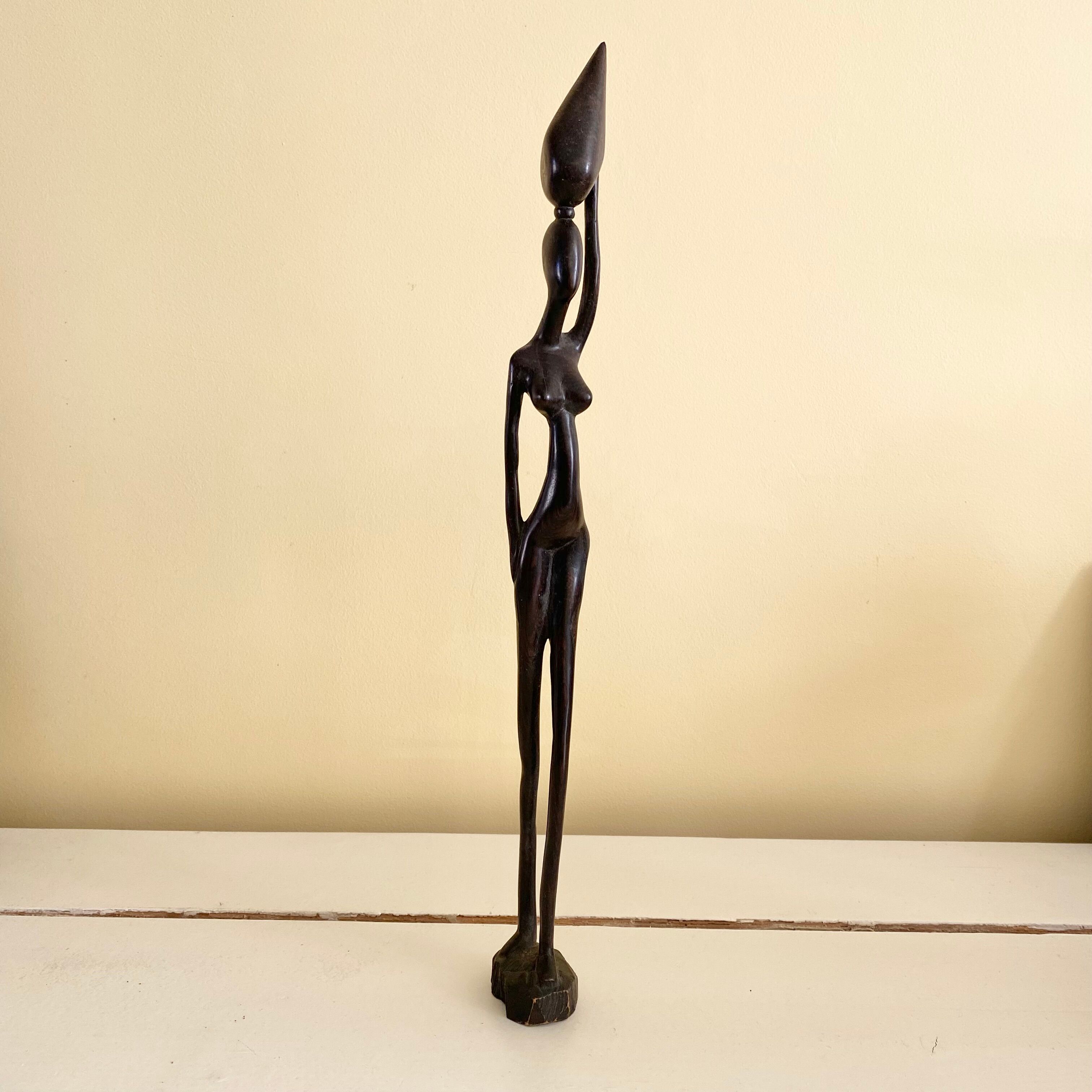 Ancient wooden statue