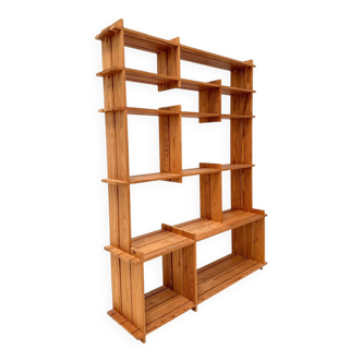 Vintage pine bookshelf
