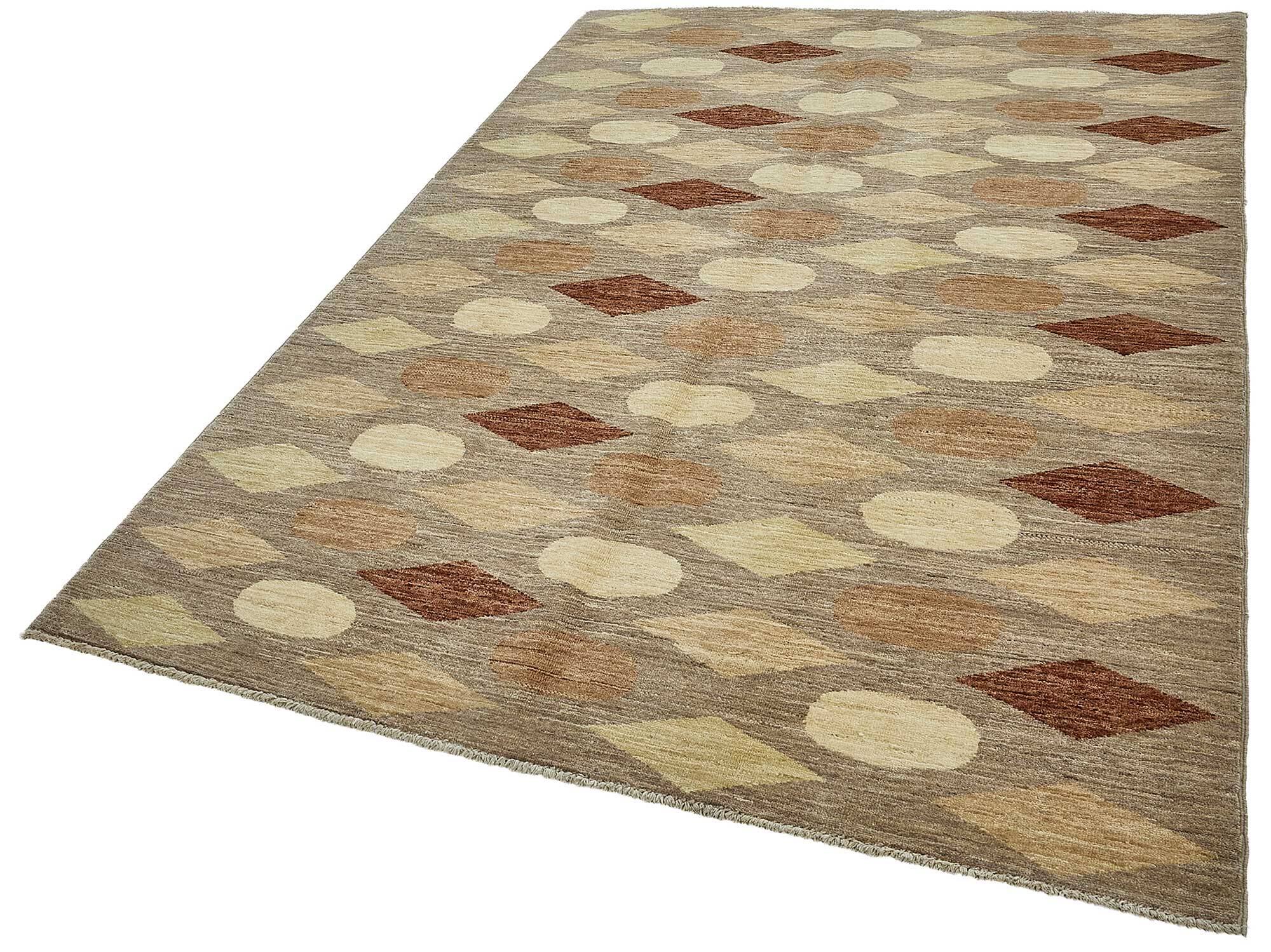 Turkish Handknotted Wool Oushak Rug 168 cm x 252 cm