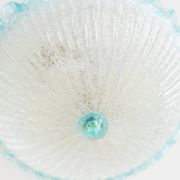 Vintage ceiling light Barovier e Toso - clear light blue glass with structure - Hollywood Regency - Mid Century Italy 1960s - Lighting