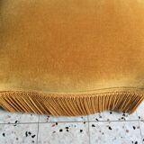 Velvet pouf