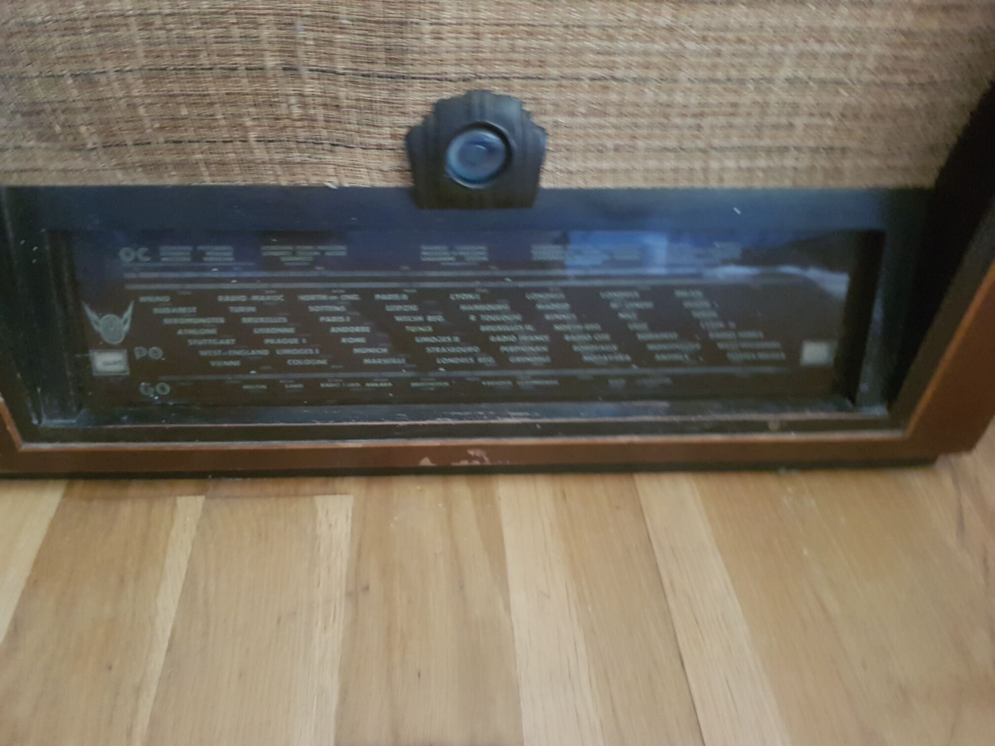 Vintage radio set 1950s