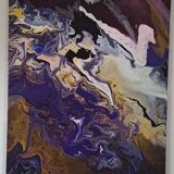 Abstract oil painting