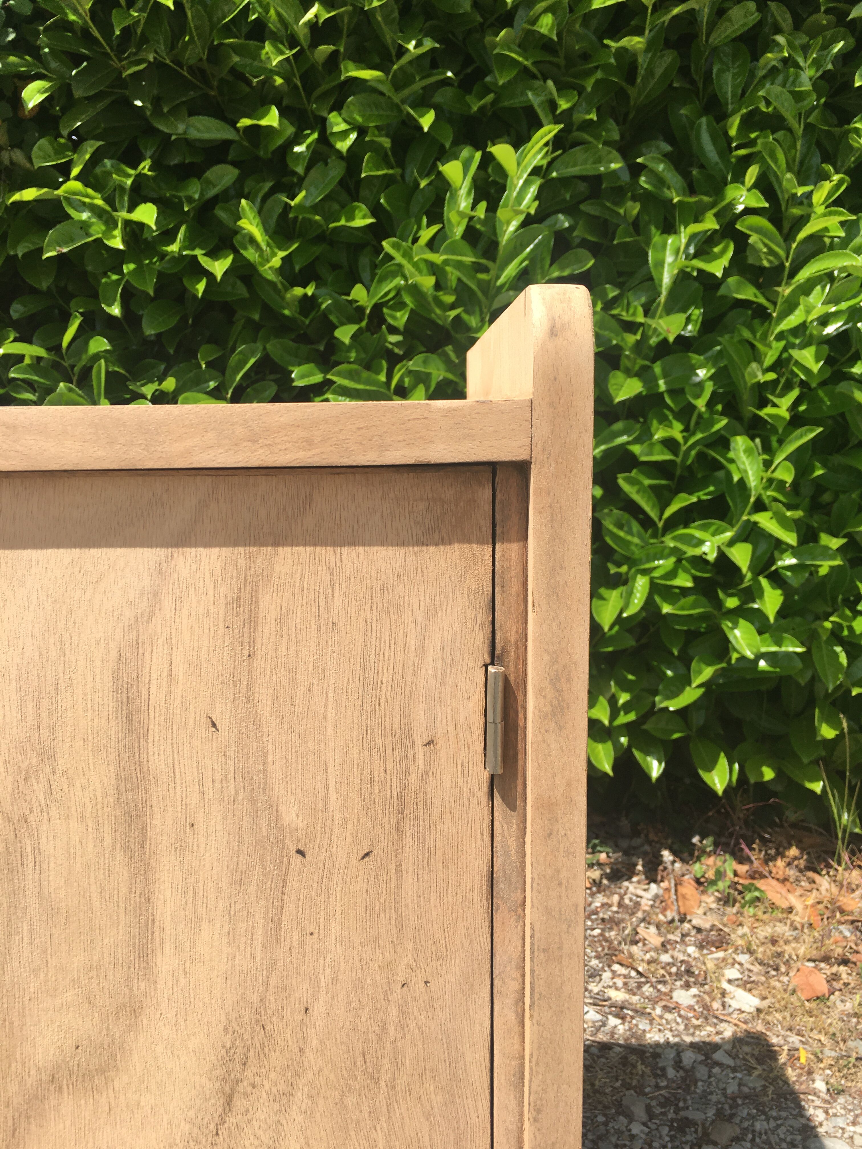 Parisian buffet feet compass raw wood