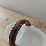 Set of salt shaker and pepper vintage apple slip in basket made in Korea