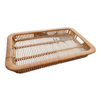 Scandinavian design rattan tray artek year 60