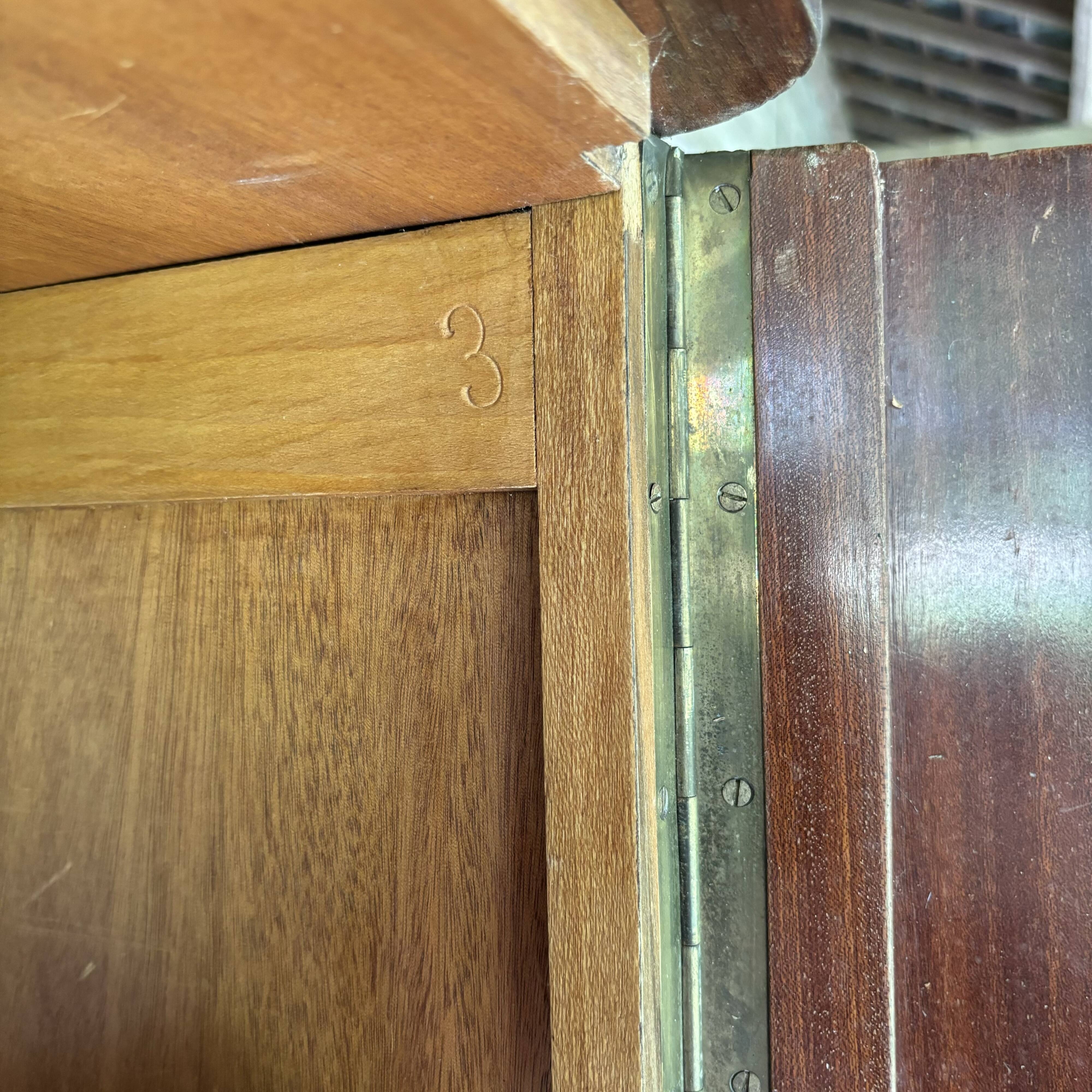 Art Deco walnut cabinet, 1930s-40s