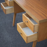 German 60s office in beech wood, compass feet