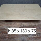 Travertine coffee table – 1970s work