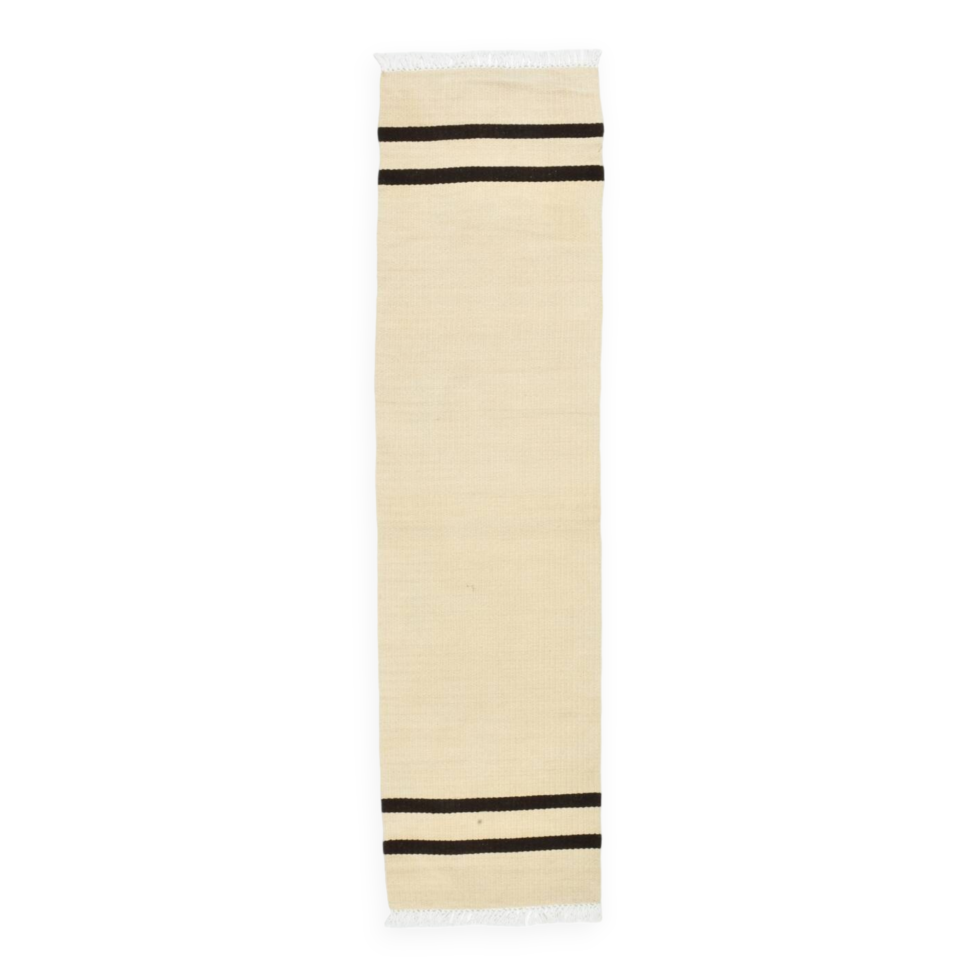 2x9 Handmade Hemp Runner Rug 75x282Cm