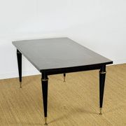 Table de salle à manger art déco française en macassar 1940