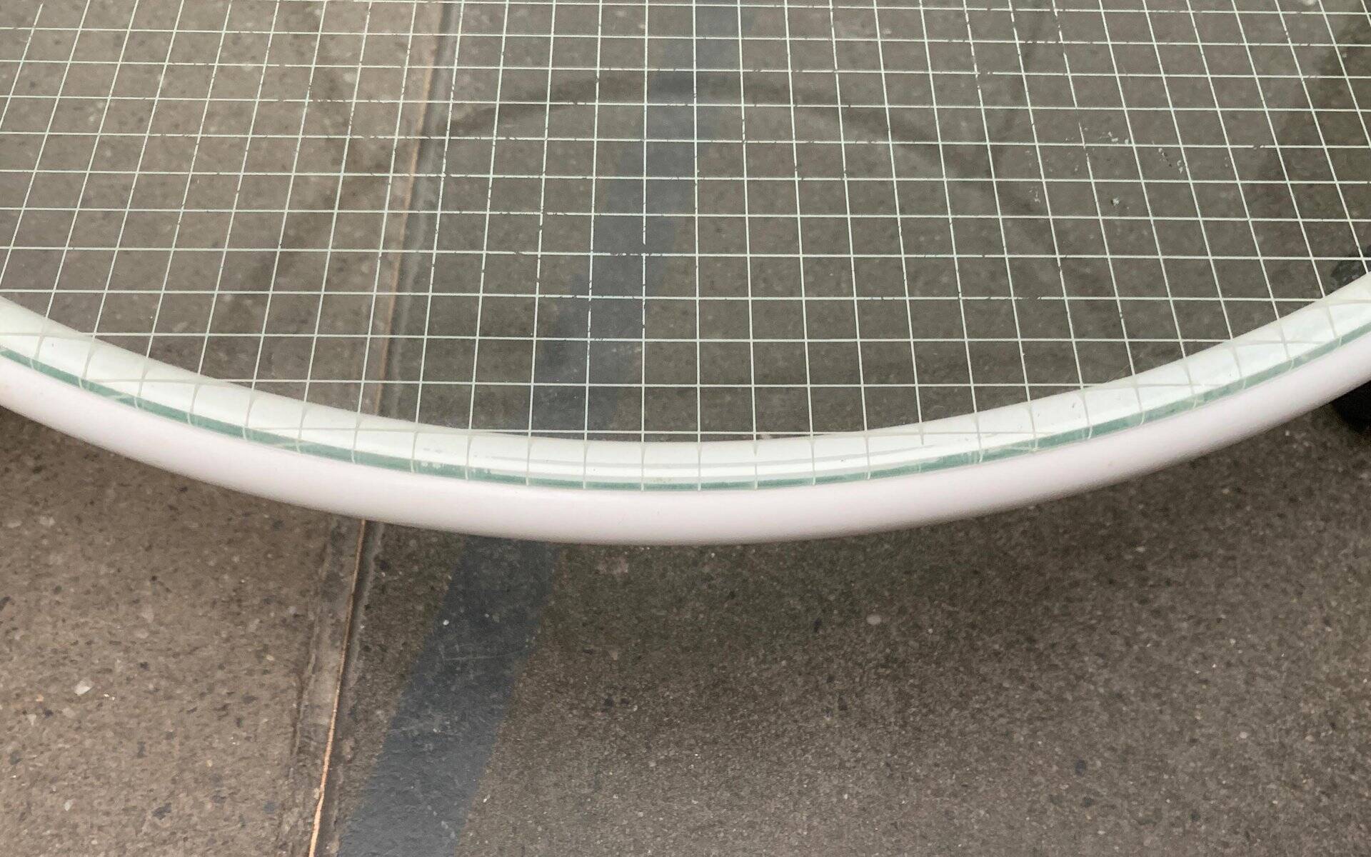 Postmodern Glass Side Table or Dessert Table