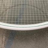 Postmodern Glass Side Table or Dessert Table