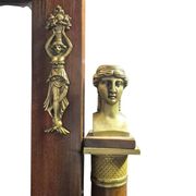 miroir sur pied en  acajou style empire