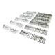 Box of 12 holders triangular lead crystal knives