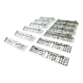 Coffret de 12 porte couteaux cristal au plomb forme triangulaire