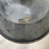 Dark grey enamelled hanging lamp