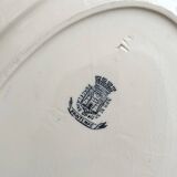 Oval iron earth dish "Spring" Opaque from Gien