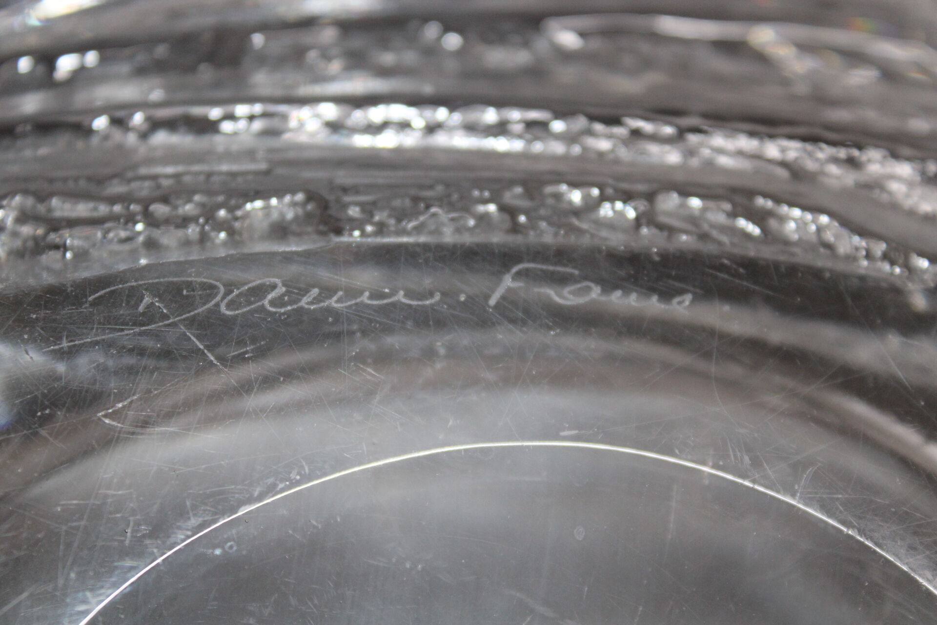 Daum large crystal cut