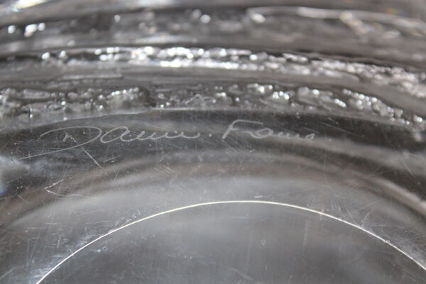 Coupe en cristal Daum