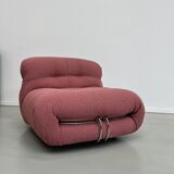 Armchair Soriana Afra and Tobia Scarpa 60s Cassina