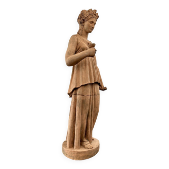 Terracotta sculpture depicting the goddess Hygieia, 19th century