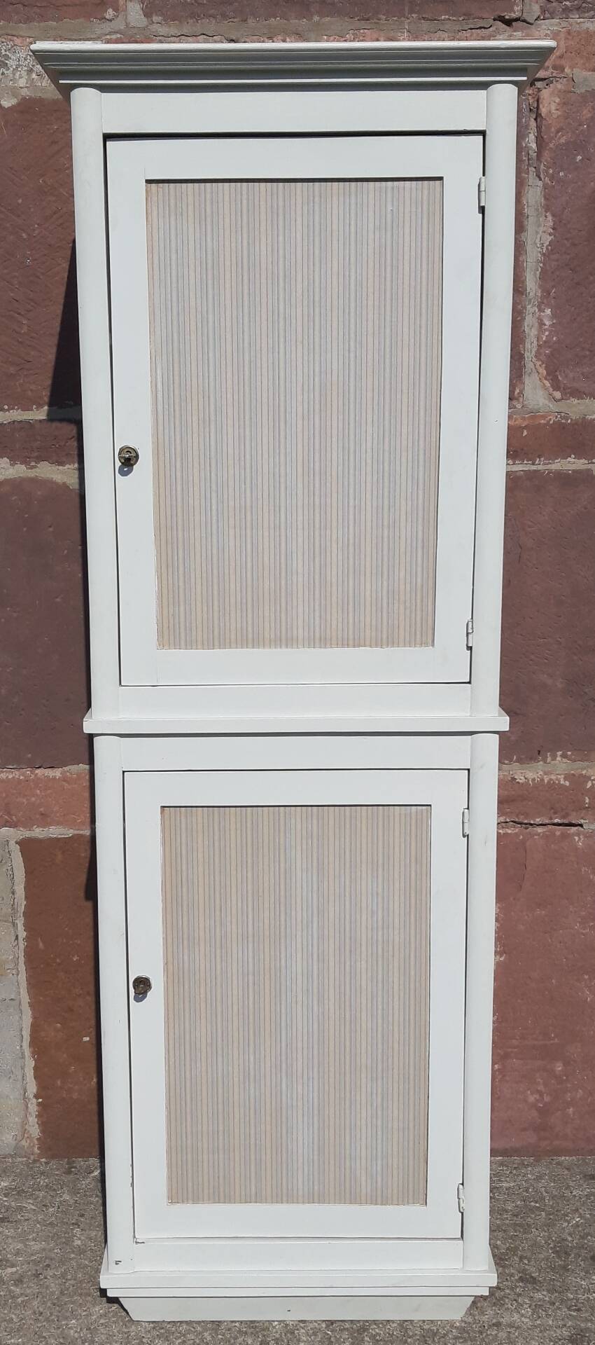 Wooden wardrobe.
