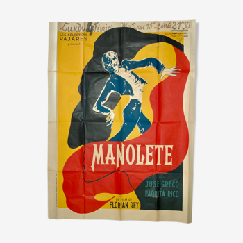 Affiche originale "Manolete" 1948